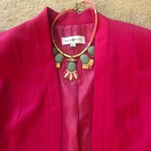 Eye-catching lightweight 3/4 sleeve summer blazer